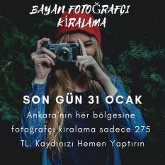 BAYAN FOTOĞRAFÇI KİRALAMA KAMPANYASI